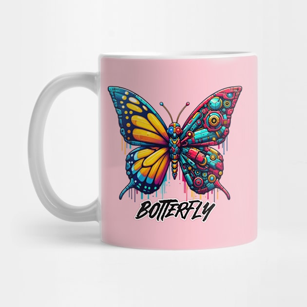 Butterfly is a Robot Vibrant by DrextorArtist